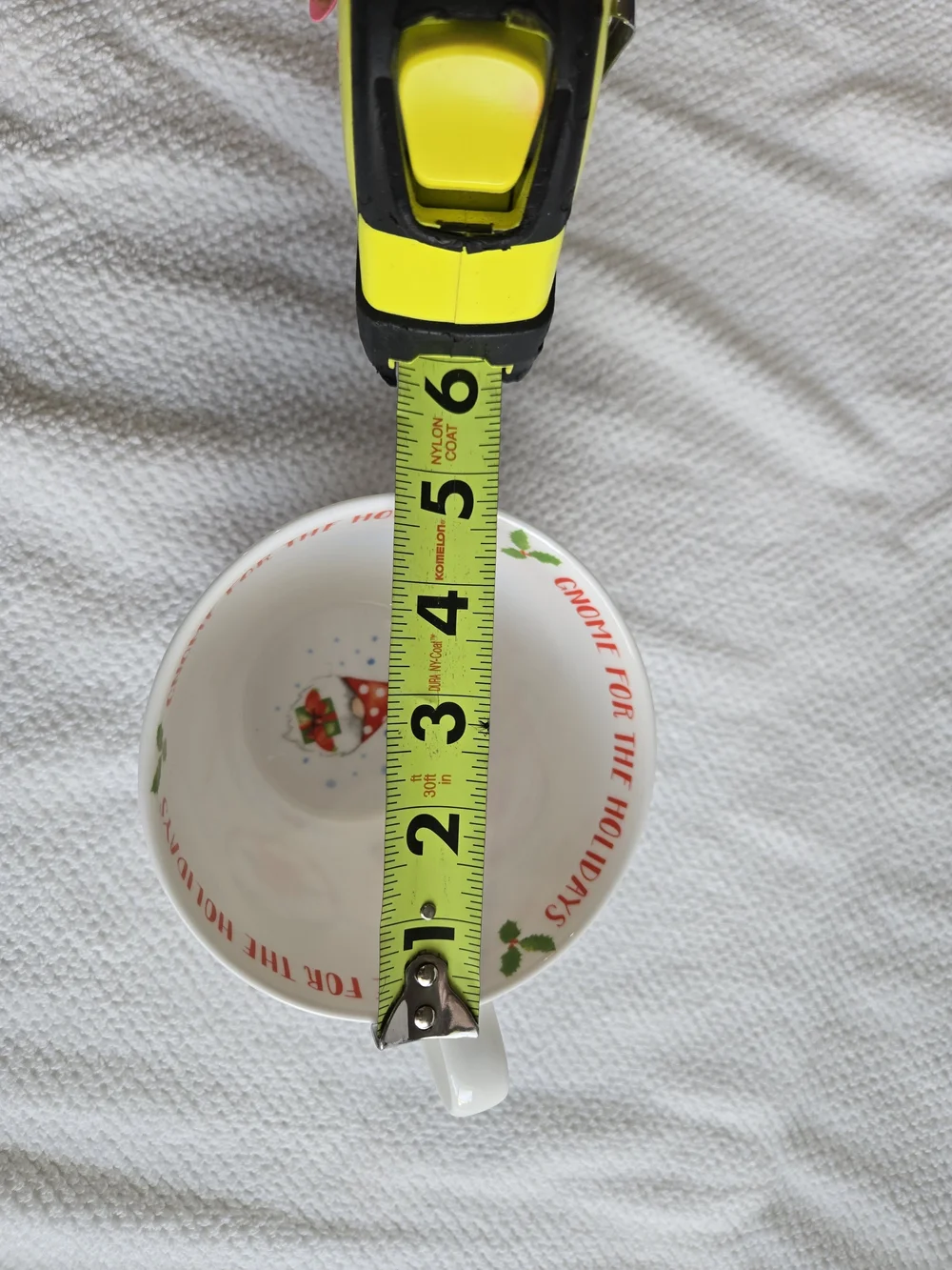 Gnome Holiday Bone China Mug